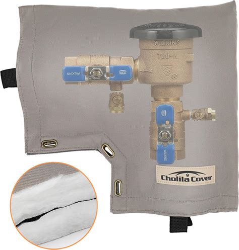 backflow metal box cover|insulated covers for backflow preventers.